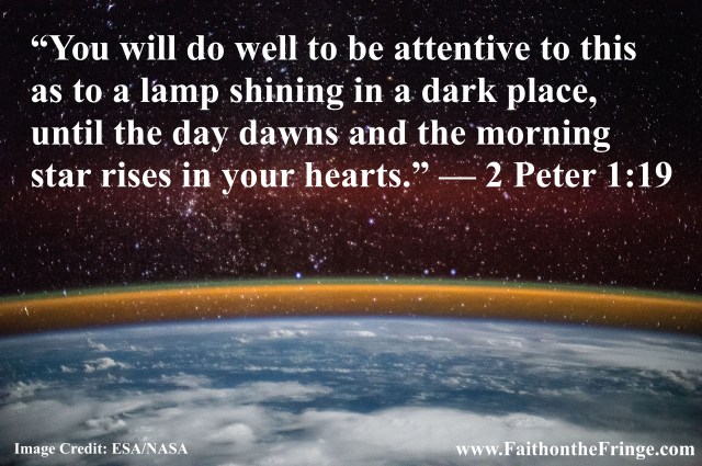 2 Peter 1.19. ESA_NASA