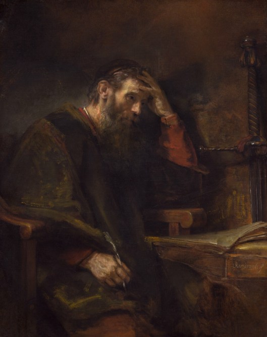The Apostle Paul, 1657, by Rembrandt van Rijn, Widener Collection.
