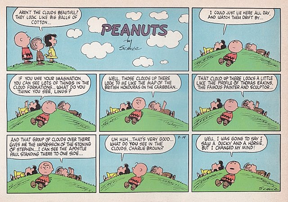 peanuts clouds